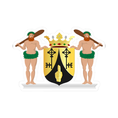 Anloo wapen (Netherlands) (Coat of Arms) STICKER Vinyl Kiss-Cut Decal