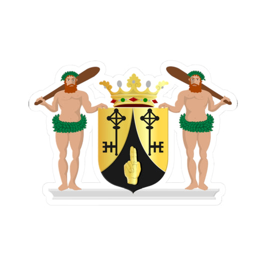 Anloo wapen (Netherlands) (Coat of Arms) STICKER Vinyl Kiss-Cut Decal
