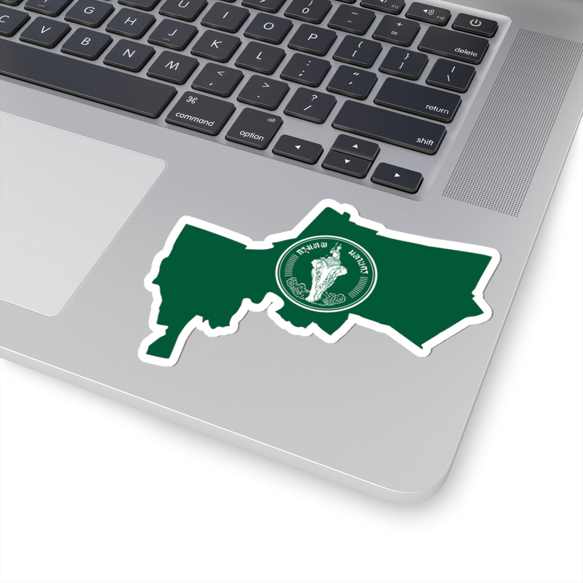 Flag map of Bangkok (Thailand) STICKER Vinyl Kiss-Cut Decal
