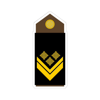 Army HRV OR 09 (Croatia) (Military Rank) STICKER Vinyl Kiss-Cut Decal