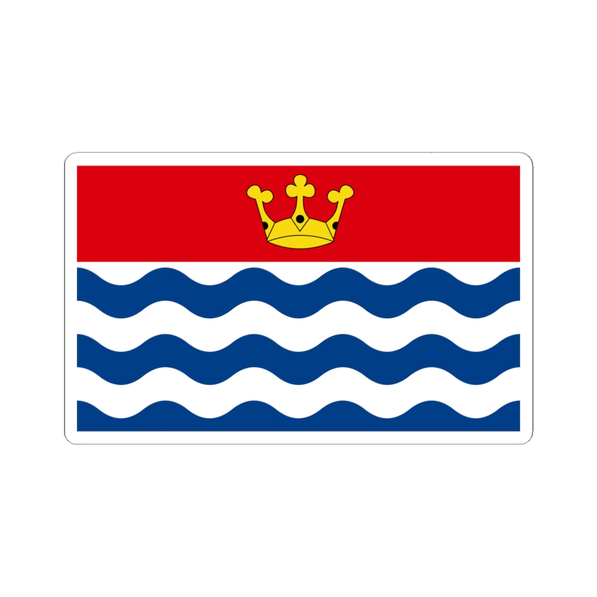 Flag of Greater London (England) STICKER Vinyl Kiss-Cut Decal