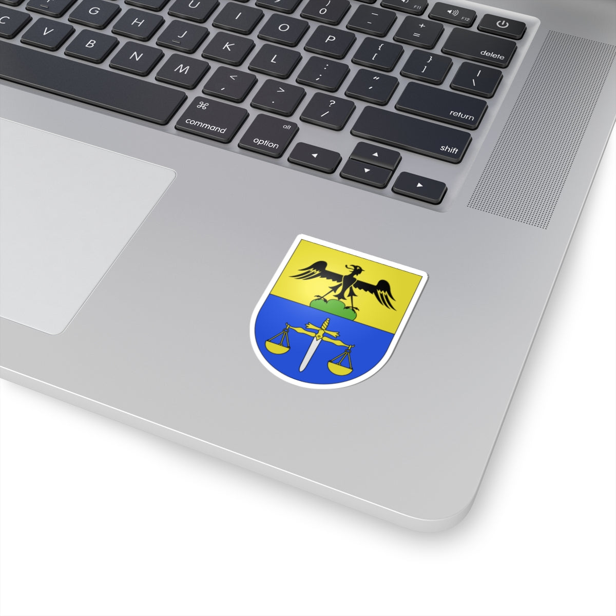 Sagno-coat of arms (Switzerland) (Coat of Arms) STICKER Vinyl Kiss-Cut Decal