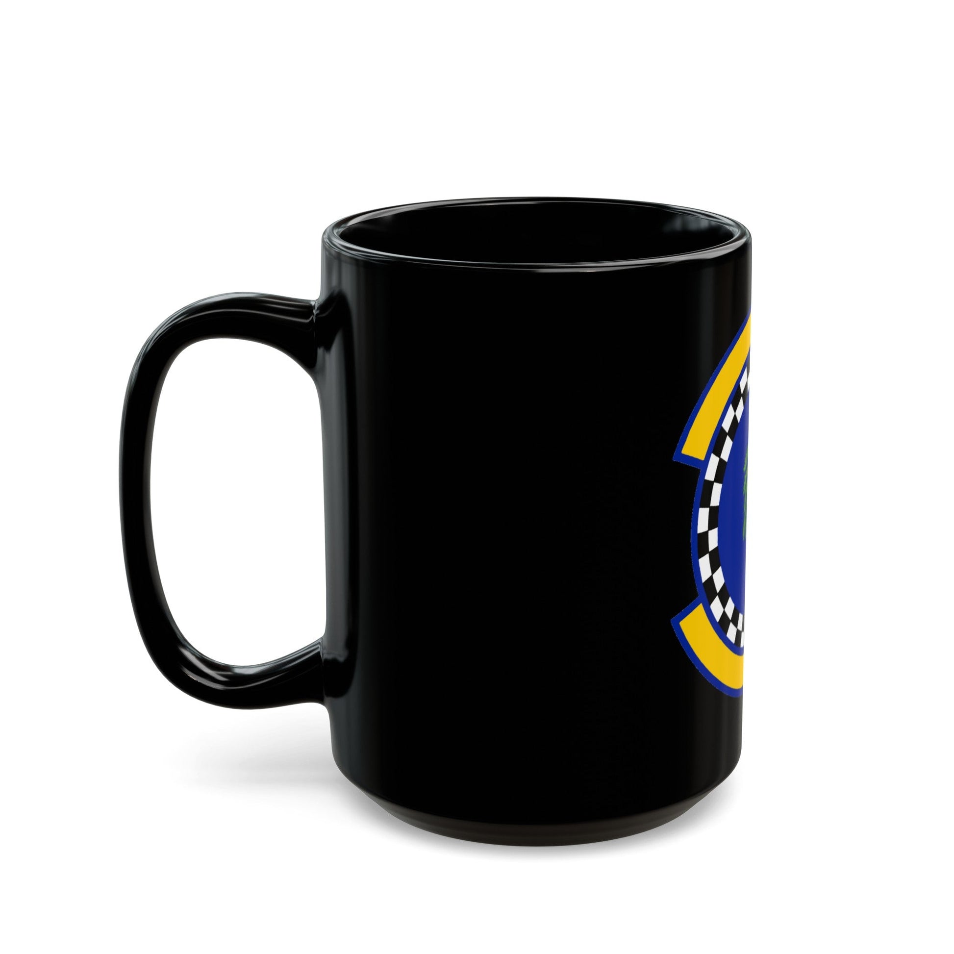 482 Force Support Squadron AFRC (U.S. Air Force) Black Coffee Mug-The Sticker Space