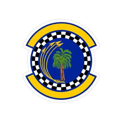 482 Force Support Squadron AFRC (U.S. Air Force) REVERSE PRINT Transparent Die-Cut STICKER 2 Inch Die-Cut Transparent - The Sticker Space