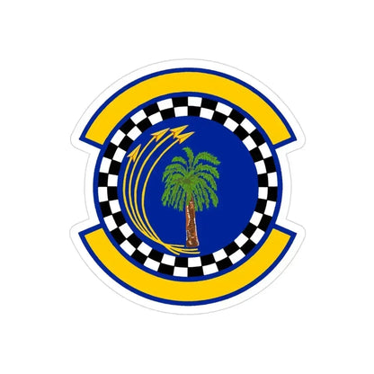 482 Force Support Squadron AFRC (U.S. Air Force) REVERSE PRINT Transparent Die-Cut STICKER 3 Inch Die-Cut Transparent - The Sticker Space