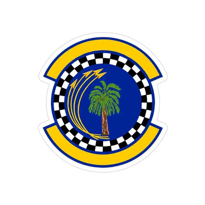 482 Force Support Squadron AFRC (U.S. Air Force) REVERSE PRINT Transparent Die-Cut STICKER - The Sticker Space