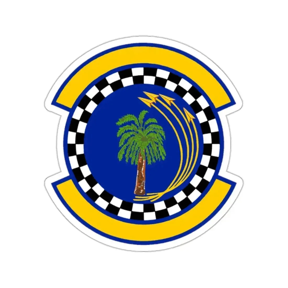 482 Force Support Squadron AFRC (U.S. Air Force) STICKER Vinyl Kiss-Cut Decal 2 Inch White - The Sticker Space