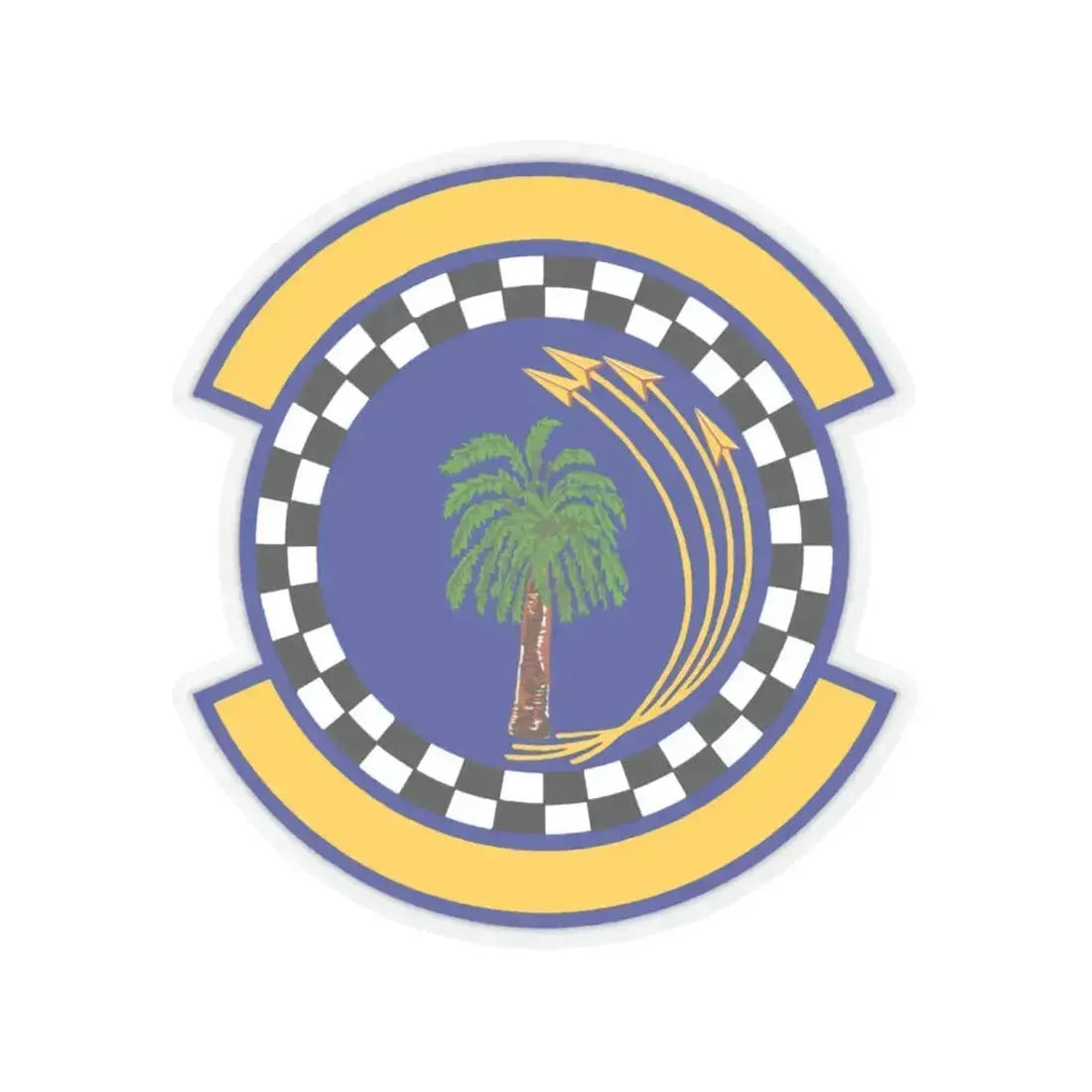 482 Force Support Squadron AFRC (U.S. Air Force) STICKER Vinyl Kiss-Cut Decal 6 Inch Transparent - The Sticker Space