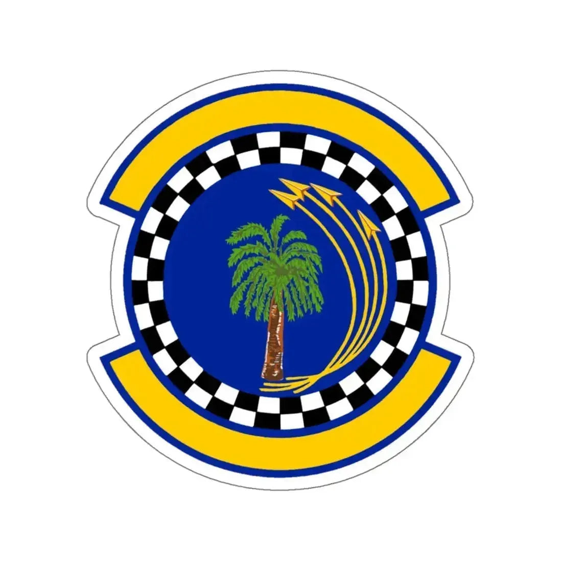 482 Force Support Squadron AFRC (U.S. Air Force) STICKER Vinyl Kiss-Cut Decal 6 Inch White - The Sticker Space