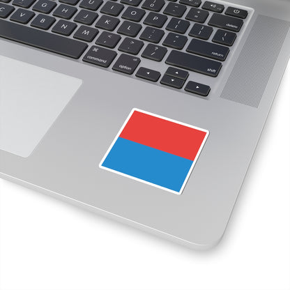 Flag of Canton of Ticino (Switzerland) STICKER Vinyl Kiss-Cut Decal