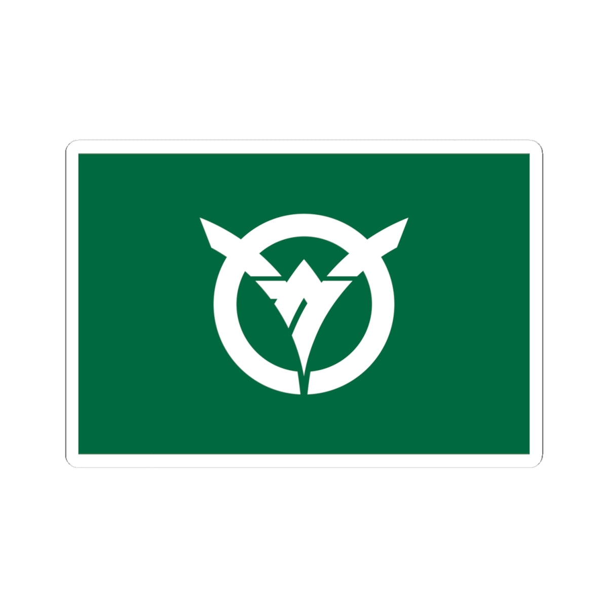 Flag of Sakado Saitama (Japan) STICKER Vinyl Kiss-Cut Decal