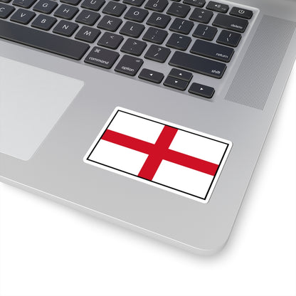 Flag of England bordered (England) STICKER Vinyl Kiss-Cut Decal