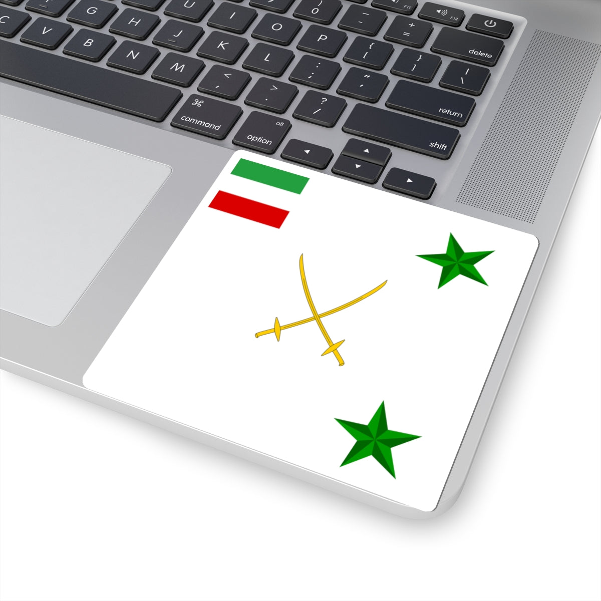 Flag of a Persian Division General (Iran) STICKER Vinyl Kiss-Cut Decal