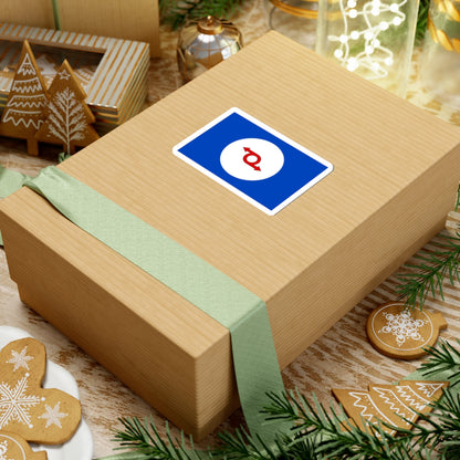 House flag of Western Ferries (Scotland) STICKER Vinyl Kiss-Cut Decal