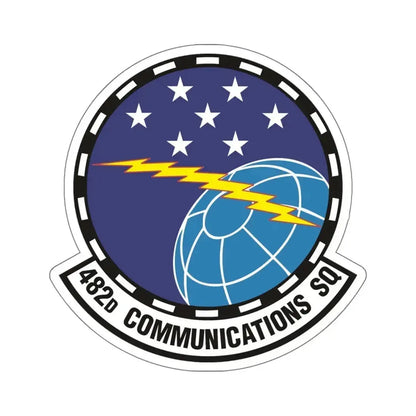 482d Communications Squadron (U.S. Air Force) STICKER Vinyl Die-Cut Decal 5 Inch - The Sticker Space