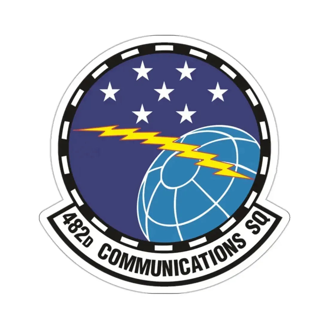 482d Communications Squadron (U.S. Air Force) STICKER Vinyl Die-Cut Decal - The Sticker Space