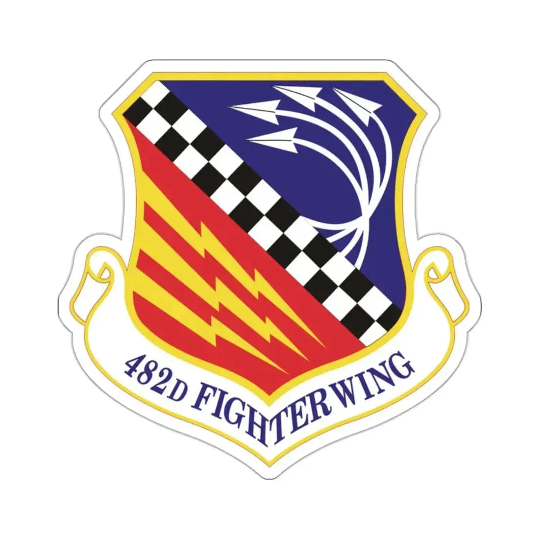 482d Fighter Wing (U.S. Air Force) STICKER Vinyl Die-Cut Decal - The Sticker Space