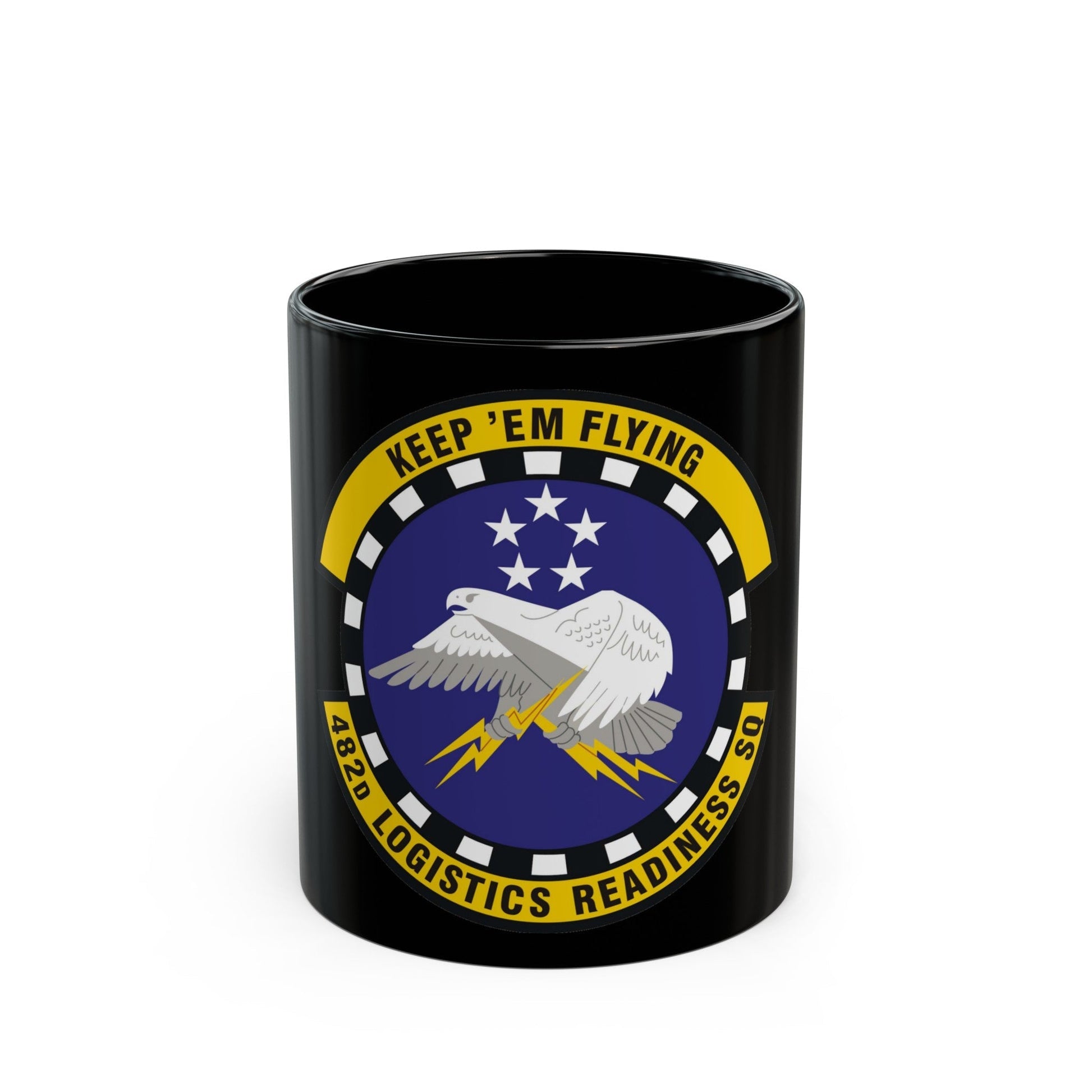 482d Logistics Readiness Squadron (U.S. Air Force) Black Coffee Mug-11oz-The Sticker Space