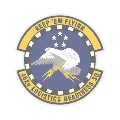 482d Logistics Readiness Squadron (U.S. Air Force) STICKER Vinyl Kiss-Cut Decal 4 Inch Transparent - The Sticker Space