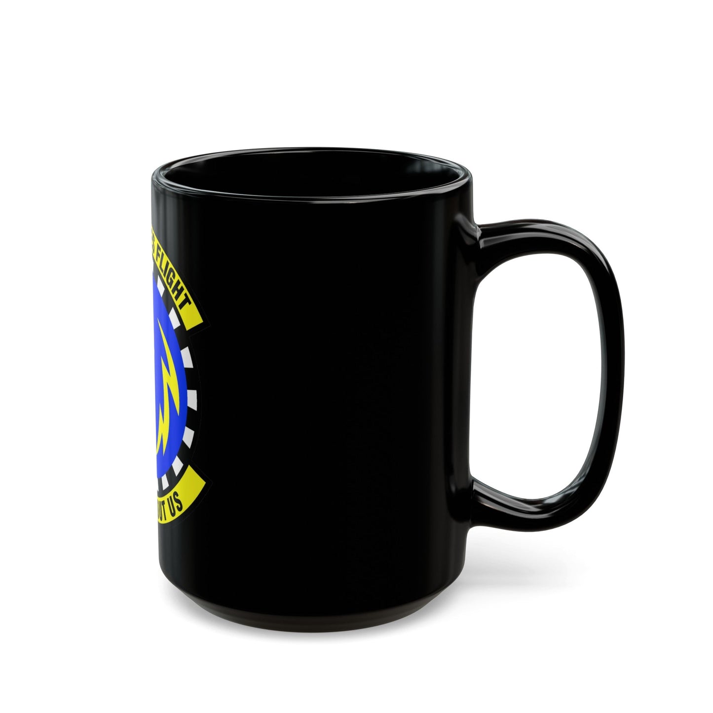 482d Services Flight (U.S. Air Force) Black Coffee Mug-The Sticker Space