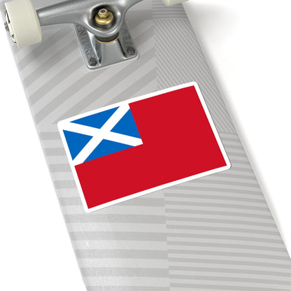 Scottish Red Ensign (United Kingdom) STICKER Vinyl Kiss-Cut Decal