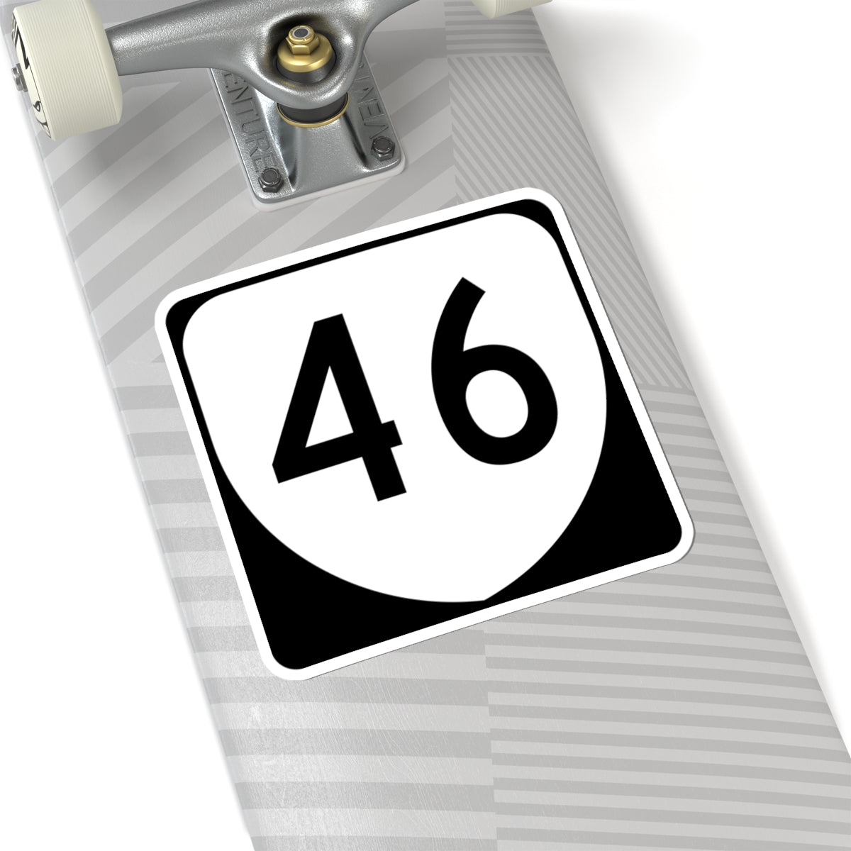 Virginia 46 (Virginia) (Road Sign) STICKER Vinyl Kiss-Cut Decal