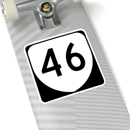Virginia 46 (Virginia) (Road Sign) STICKER Vinyl Kiss-Cut Decal