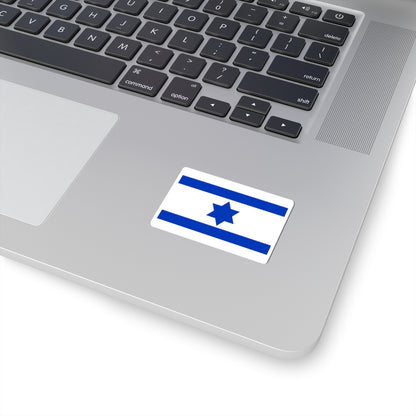 Flag of Israel 1948 3-2 (Israel) STICKER Vinyl Kiss-Cut Decal