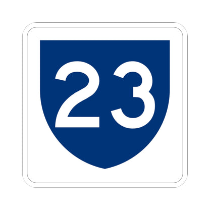 PR primary 23 (Puerto Rico) (Road Sign) STICKER Vinyl Kiss-Cut Decal