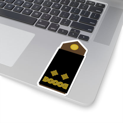 Army HRV OF 01a (Croatia) (Military Rank) STICKER Vinyl Kiss-Cut Decal