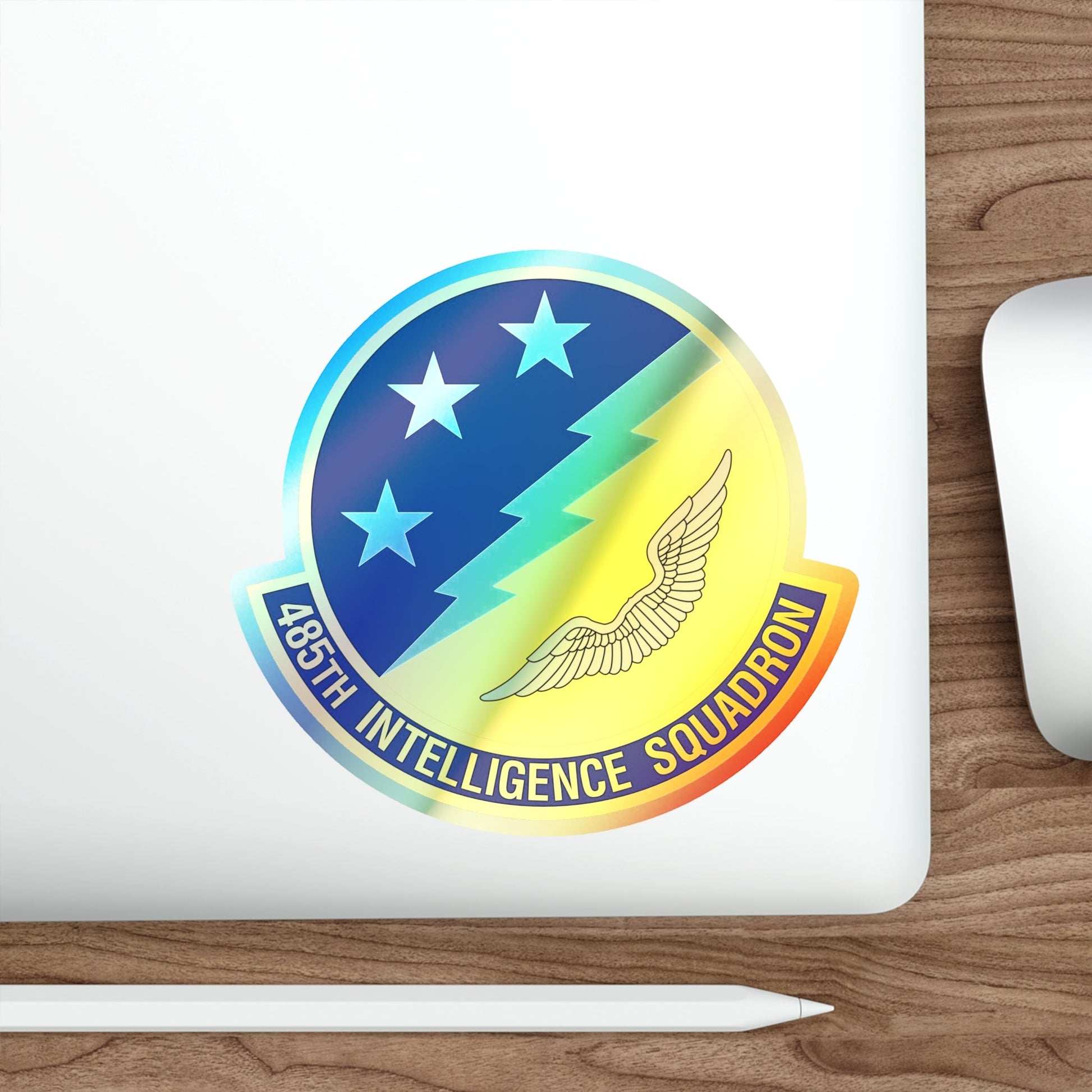 485 Intelligence Squadron ACC (U.S. Air Force) Holographic STICKER Die-Cut Vinyl Decal-The Sticker Space