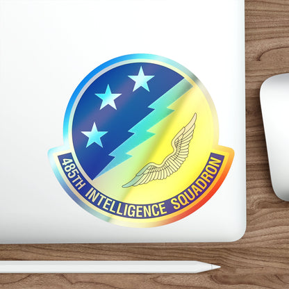 485 Intelligence Squadron ACC (U.S. Air Force) Holographic STICKER Die-Cut Vinyl Decal-The Sticker Space