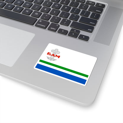 Flag of Tynda Amur oblast 2005 (Russia) STICKER Vinyl Kiss-Cut Decal