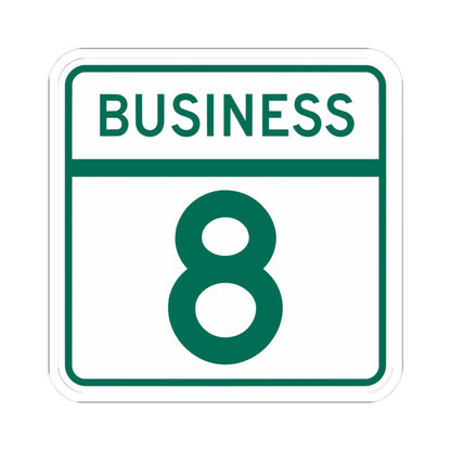 MD Route 8 Business (Maryland) (Road Sign) STICKER Vinyl Kiss-Cut Decal