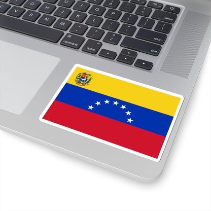 State flag of Venezuela 1954-2006 (Venezuela) STICKER Vinyl Kiss-Cut Decal