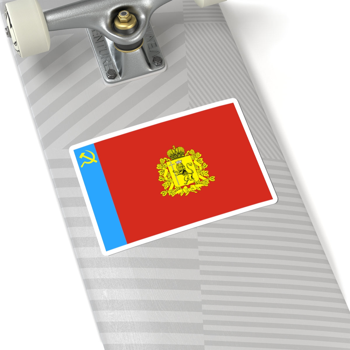 Flag of Vladimir Oblast (Russia) STICKER Vinyl Kiss-Cut Decal