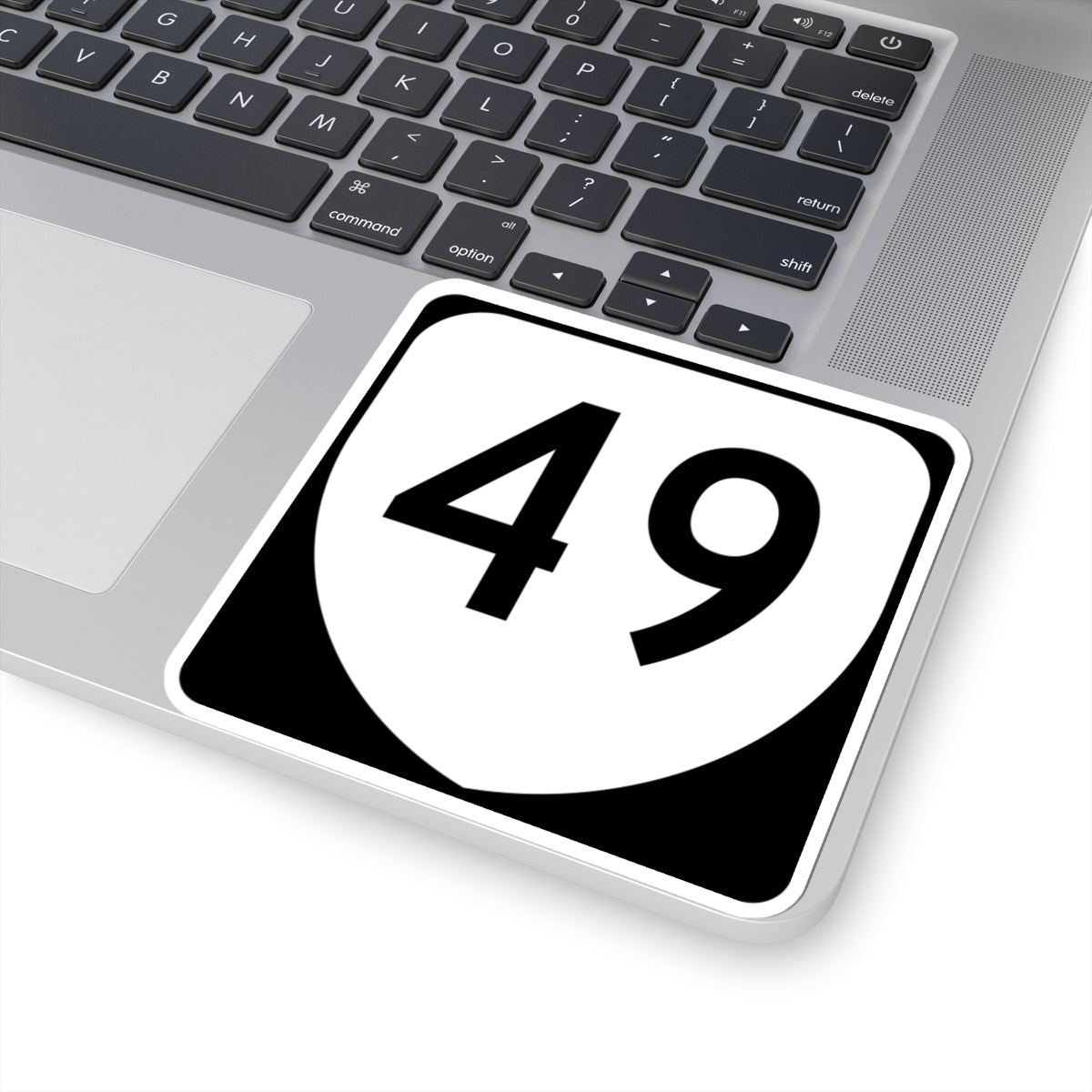 Virginia 49 (Virginia) (Road Sign) STICKER Vinyl Kiss-Cut Decal