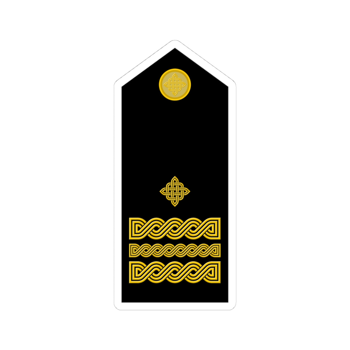 Naramenica svečane odore brigadnog generala HKoV (Croatia) (Military Rank) STICKER Vinyl Kiss-Cut Decal