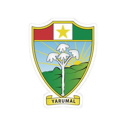 Escudo de municipio de Yarumal (Colombia) (Coat of Arms) STICKER Vinyl Kiss-Cut Decal