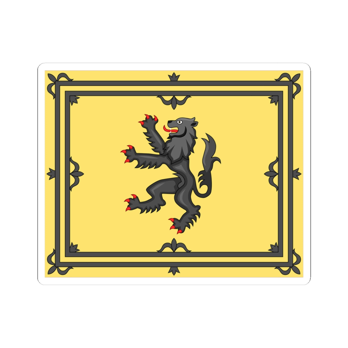 Banner of George Buchanan (Scotland) STICKER Vinyl Kiss-Cut Decal