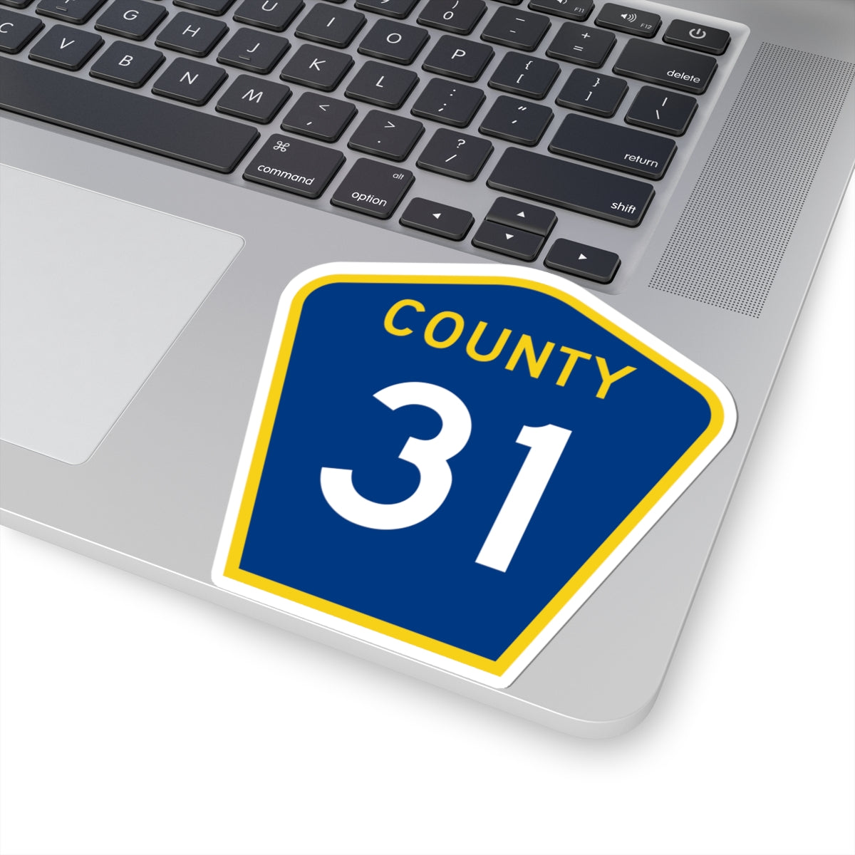 County 31 MN (Minnesota) (Road Sign) STICKER Vinyl Kiss-Cut Decal