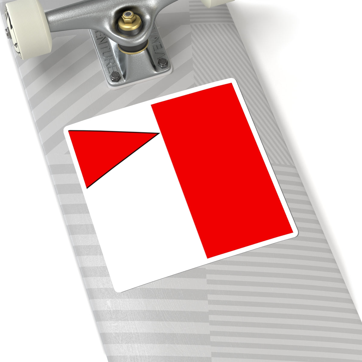 CHE Obernau LU Flag (Switzerland) STICKER Vinyl Kiss-Cut Decal