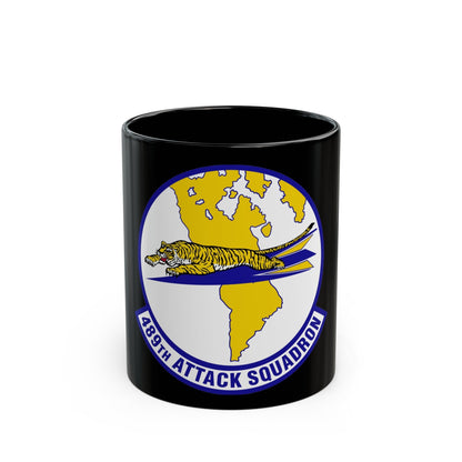 489 Attack Sq ACC (U.S. Air Force) Black Coffee Mug-11oz-The Sticker Space