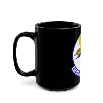 489 Attack Sq ACC (U.S. Air Force) Black Coffee Mug-The Sticker Space