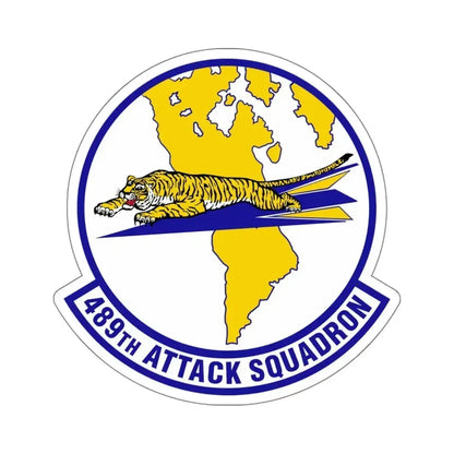 489 Attack Sq ACC (U.S. Air Force) STICKER Vinyl Die-Cut Decal 5 Inch - The Sticker Space