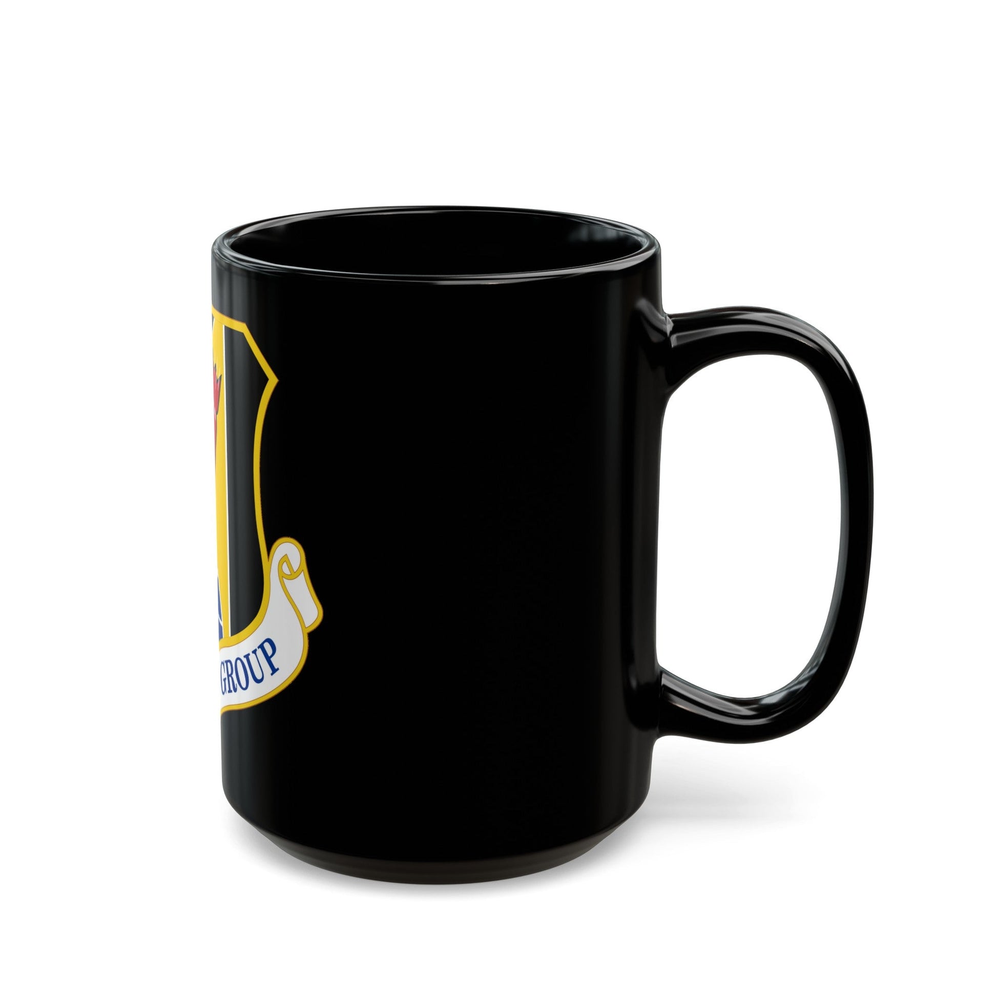 489 Bomb Group AFRC (U.S. Air Force) Black Coffee Mug-The Sticker Space