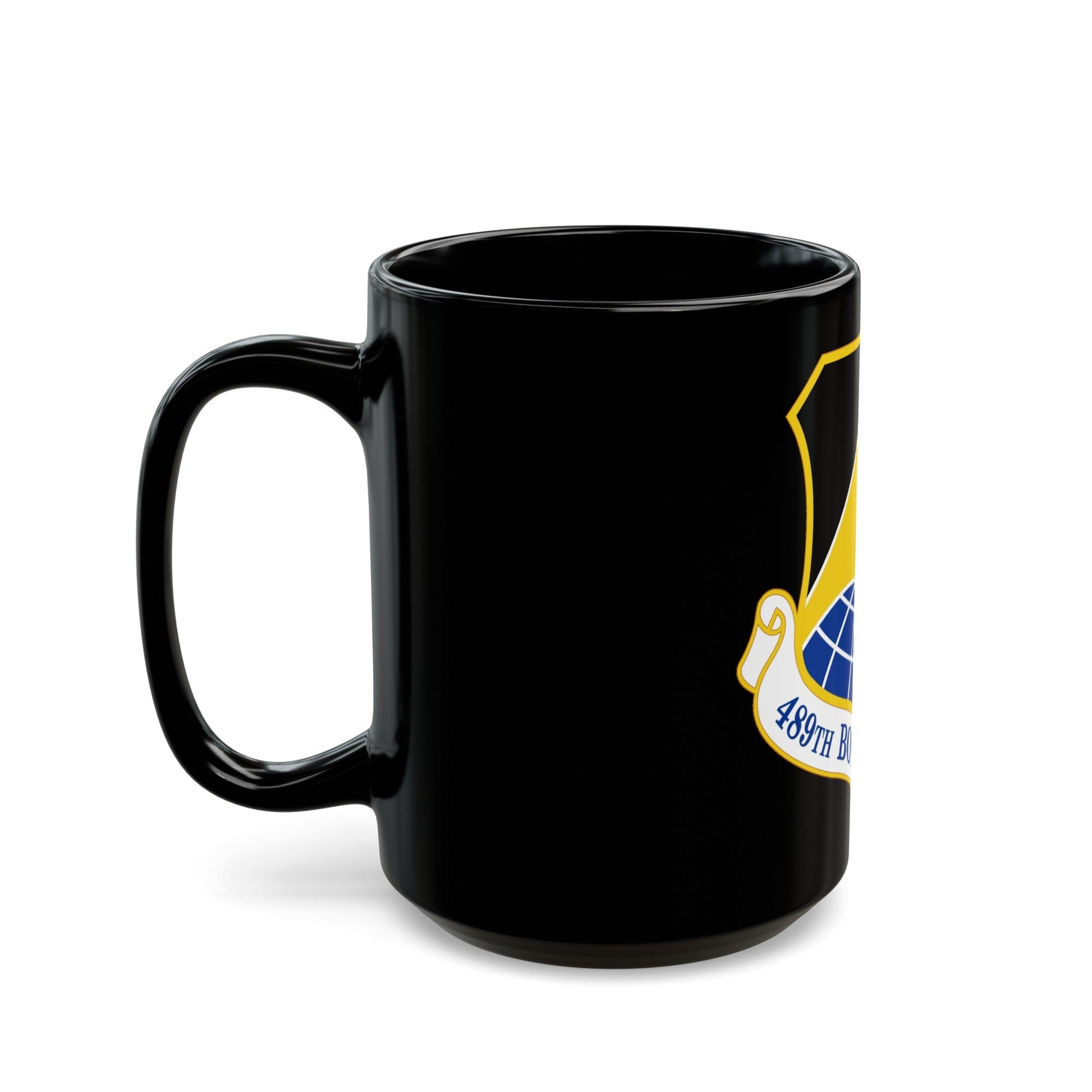 489 Bomb Group AFRC (U.S. Air Force) Black Coffee Mug-The Sticker Space