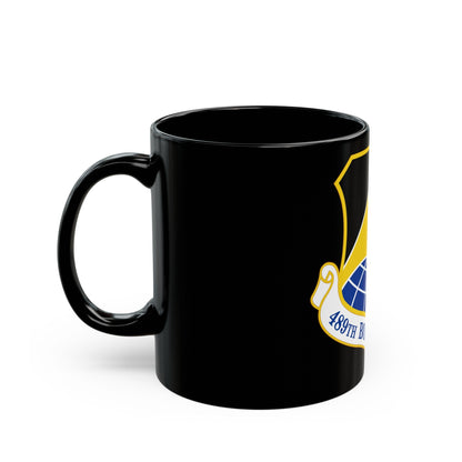 489 Bomb Group AFRC (U.S. Air Force) Black Coffee Mug-The Sticker Space