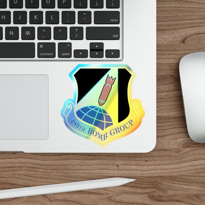 489 Bomb Group AFRC (U.S. Air Force) Holographic STICKER Die-Cut Vinyl Decal-The Sticker Space