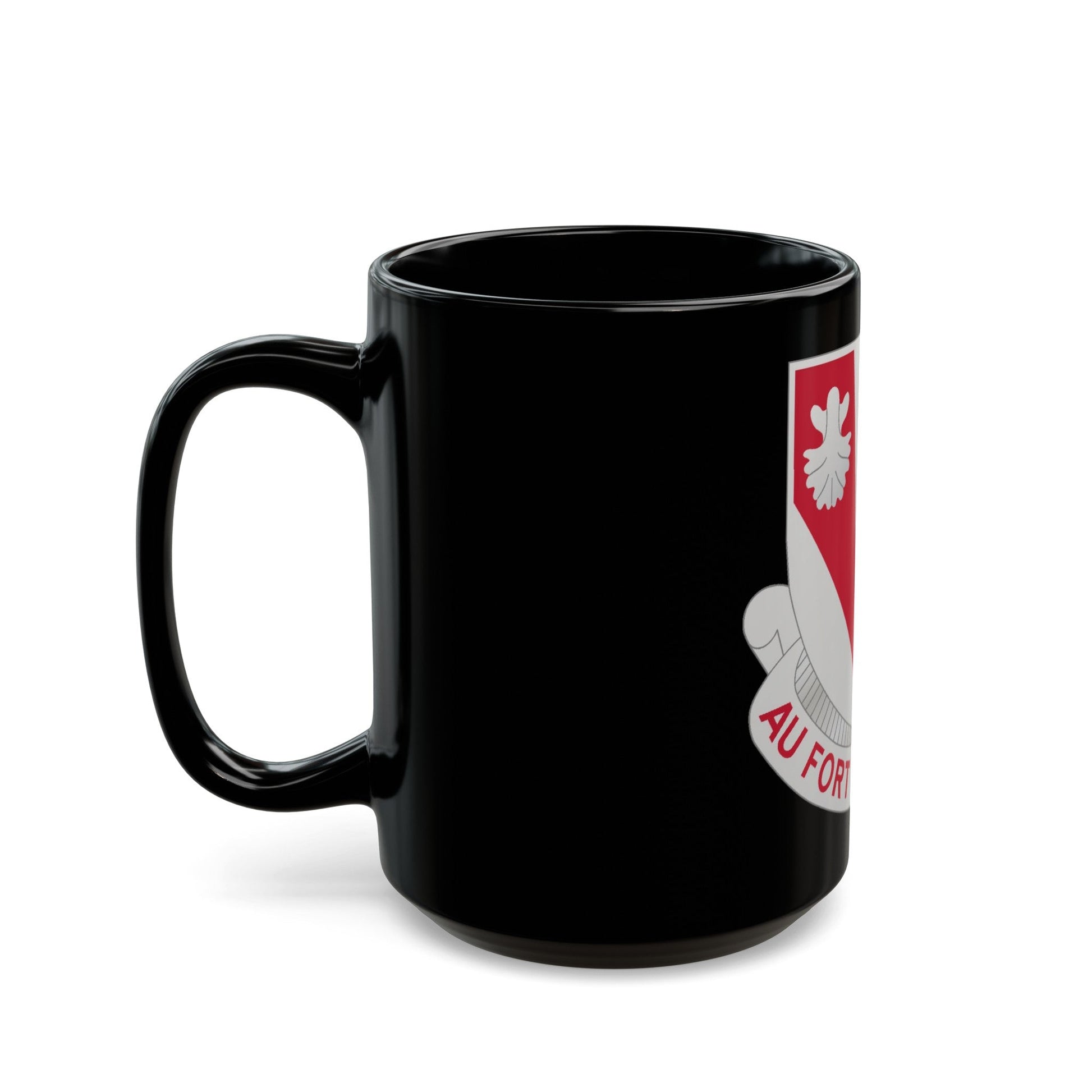 489 Engineer Battalion (U.S. Army) Black Coffee Mug-The Sticker Space